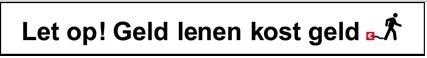 Geld Lenen Kost Geld