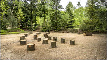 Mogelijkheid voor een bijeenkomst in de openlucht op Heiderust in Rheden